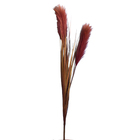 Buque Plumas Marsala E Folhas Outonadas Artificial | Formosin